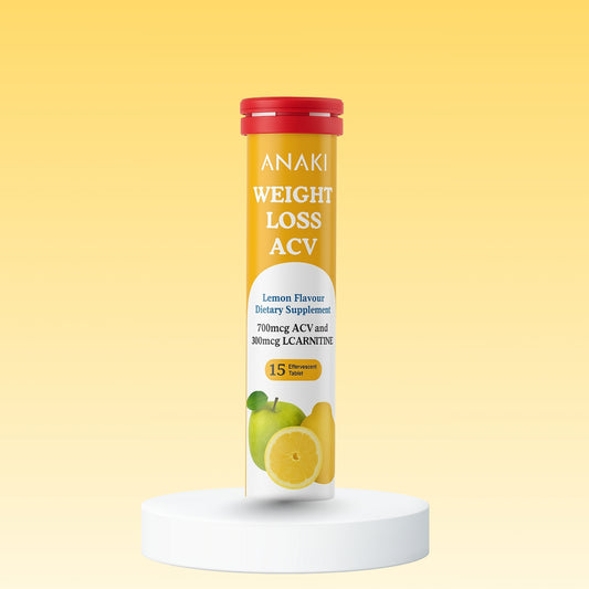 Weight Loss Effervescent Tablet - 300mcg L-Carnitine || 700 mcg Acv- Lemon Flavour