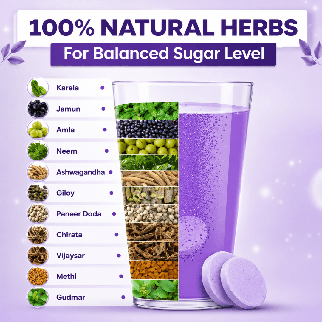 DIAPOP Karela Jamun Effervescent tablets for Diabetes
