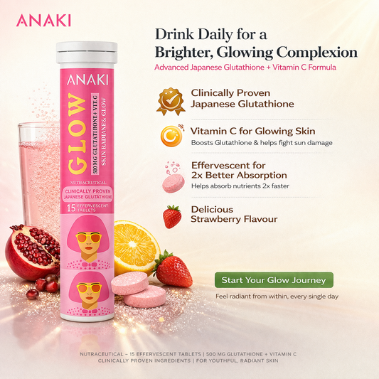 L-Glutathione Tablets for Skin Glow & Even-Toned Skin - Glutathione & Vitamin C