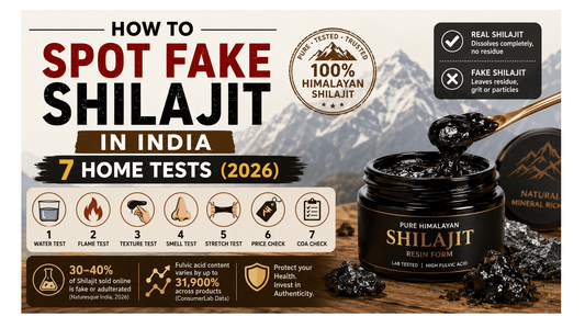 How to Spot Fake Shilajit in India: 7 Home Tests (2026)