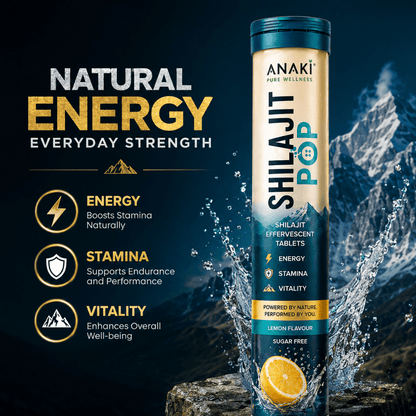 Shilajit POP Pure Himalayan Shilajit Effervescent for Performance & Stamina