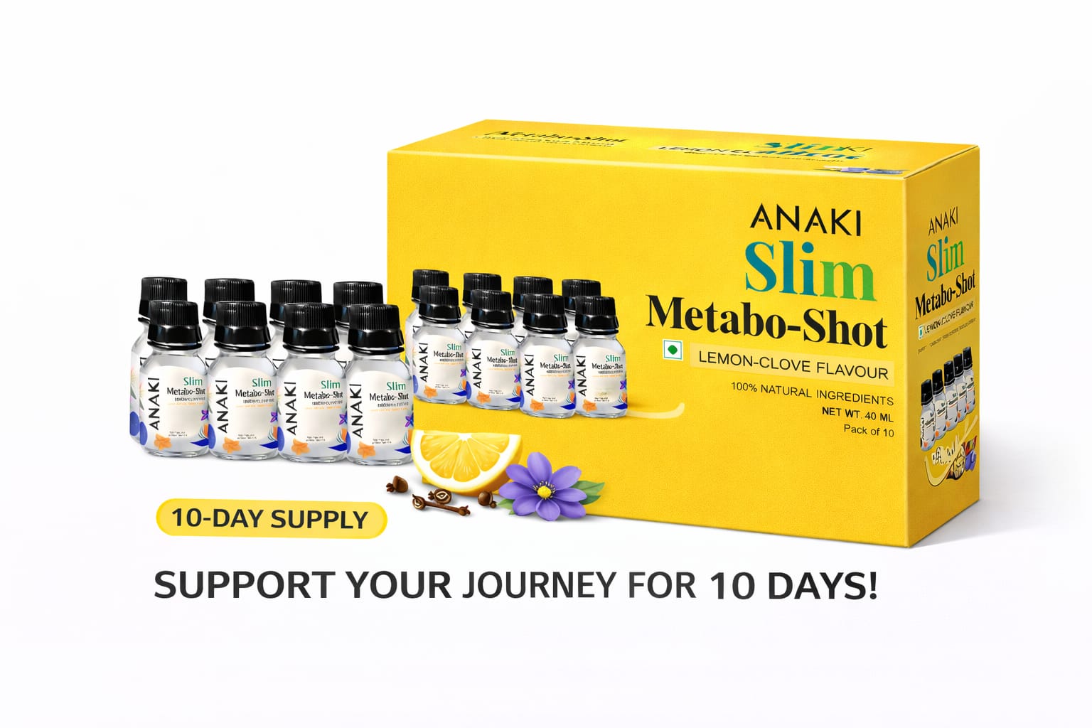 Anaki Slim Metabo-Shot – Herbal Weight Loss & Metabolism Booster Shot