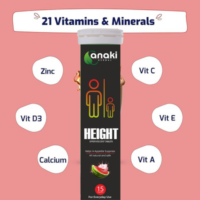 Height Grow Effervescent | Height Gain Formula-100% Height gain