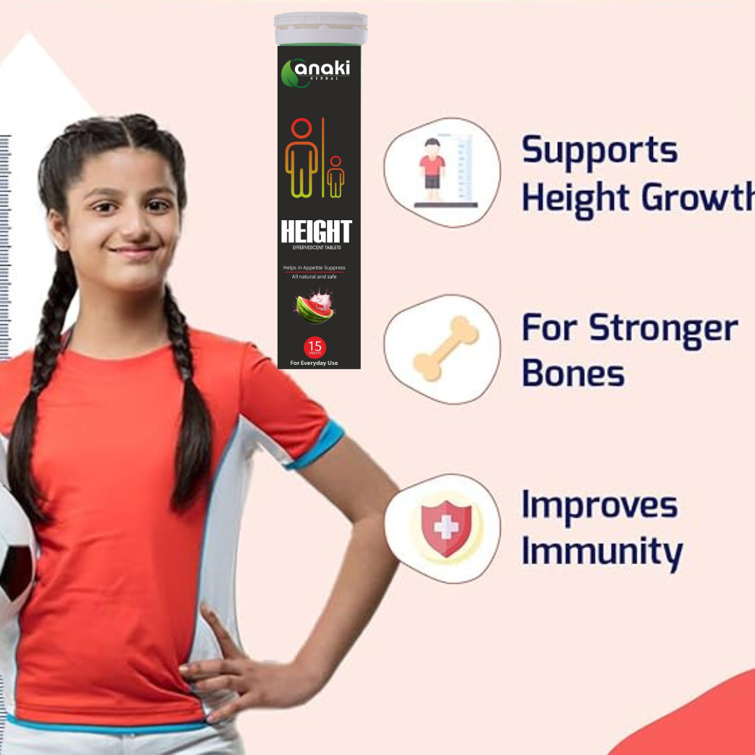 Height Grow Effervescent | Height Gain Formula-100% Height gain
