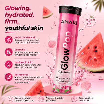 GlowPop - Collagen Effervescent Tablets for Glowing & Brightening Skin