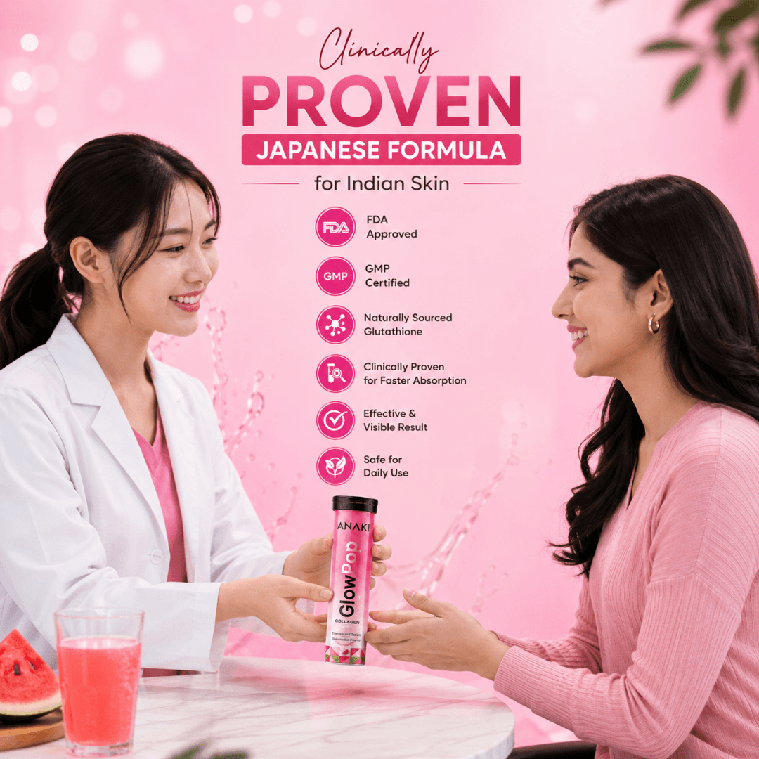 GlowPop - Collagen Effervescent Tablets for Glowing & Brightening Skin
