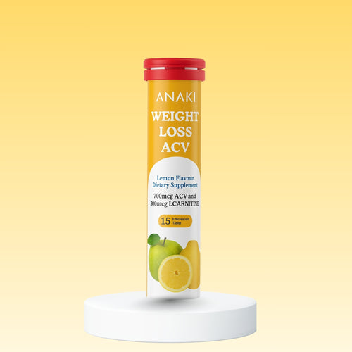 Weight Loss Effervescent Tablet - 300mcg L-Carnitine || 700 mcg Acv- Lemon Flavour