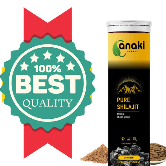 Anak Shilajit Tablets 20 Tab |Pure Shilajit (500 mg) Stamina & Performance Helps Boost Strength