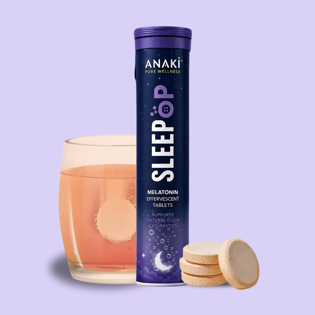 Anaki SleepPop Melatonin Effervescent with No Added Sugar for Better Sleep