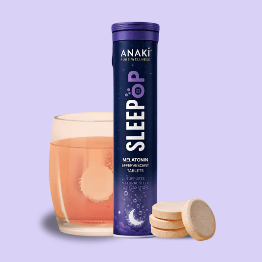 SLEEPOP Melatonin Effervescent with No Added Sugar for Better Sleep