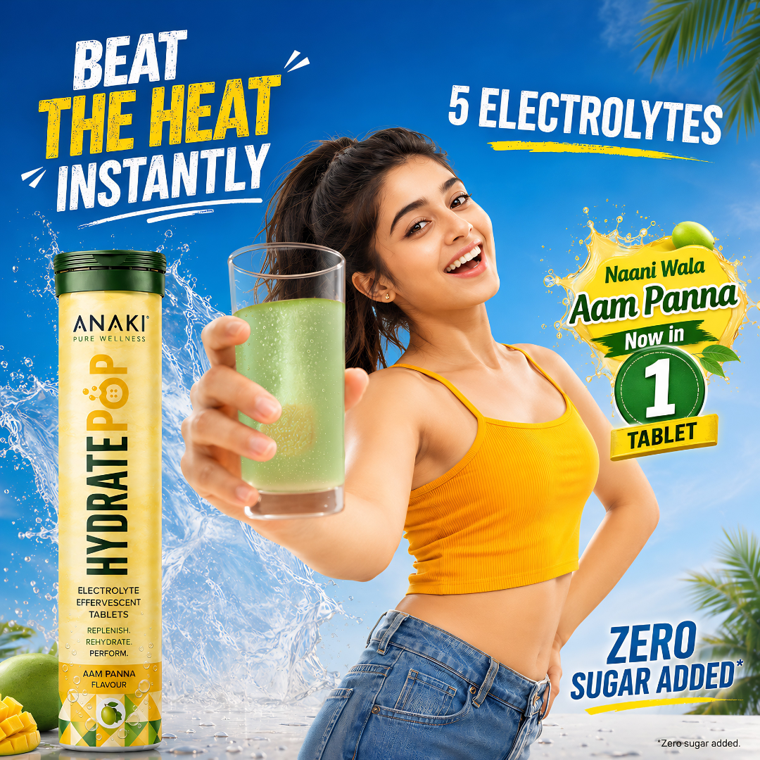 HydratePop Zero Sugar Instant Hydration Drink - Aam Panna
