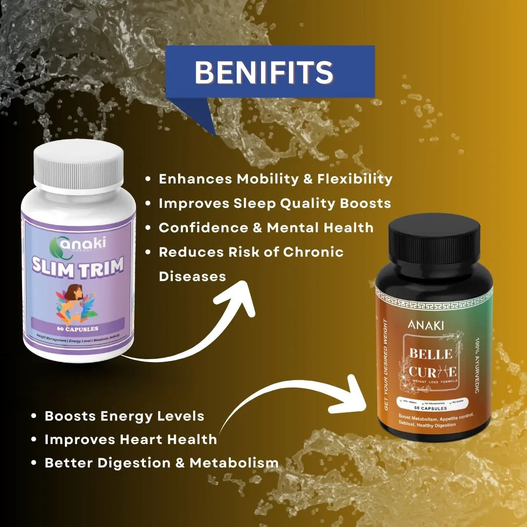 Anaki Slim Trim + Belle Curve Capsule Combo | Double Power, Faster Weight Loss Results!