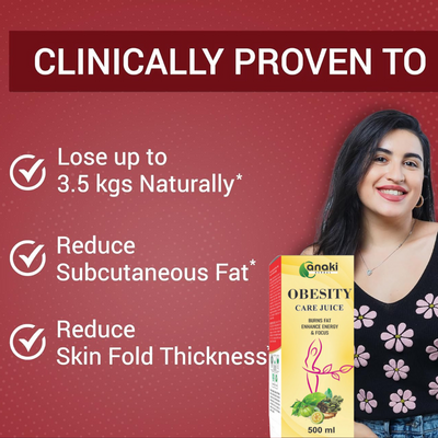 Anaki Weight Loss Obesity Care Juice - | 100% Natural & Ayurvedic | No Artificial Colours, Sugars & Flavours | Healthy Weight Management |Helps Boost Metabolism