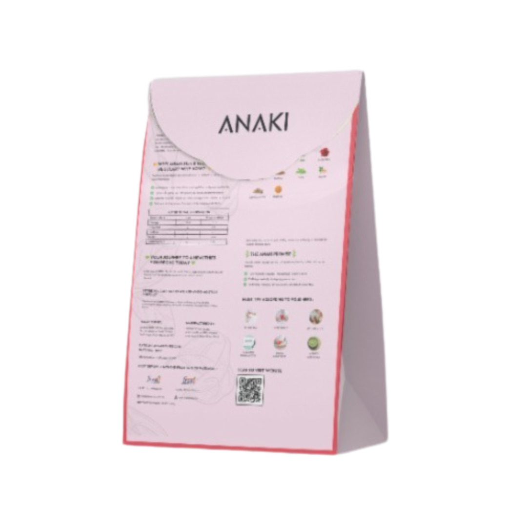 Anaki Skin & Hair Health Tea | Herbal Green Tea Blend with Orange Peel, Rose Petals, Ashwagandha, Turmeric, 10+ Herbs | Supports Glowing Skin, Healthy Hair & Enhanced Hydration