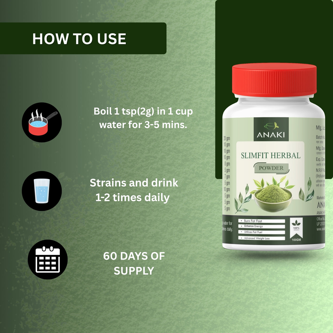 Anaki Slimfit Herbal Powder