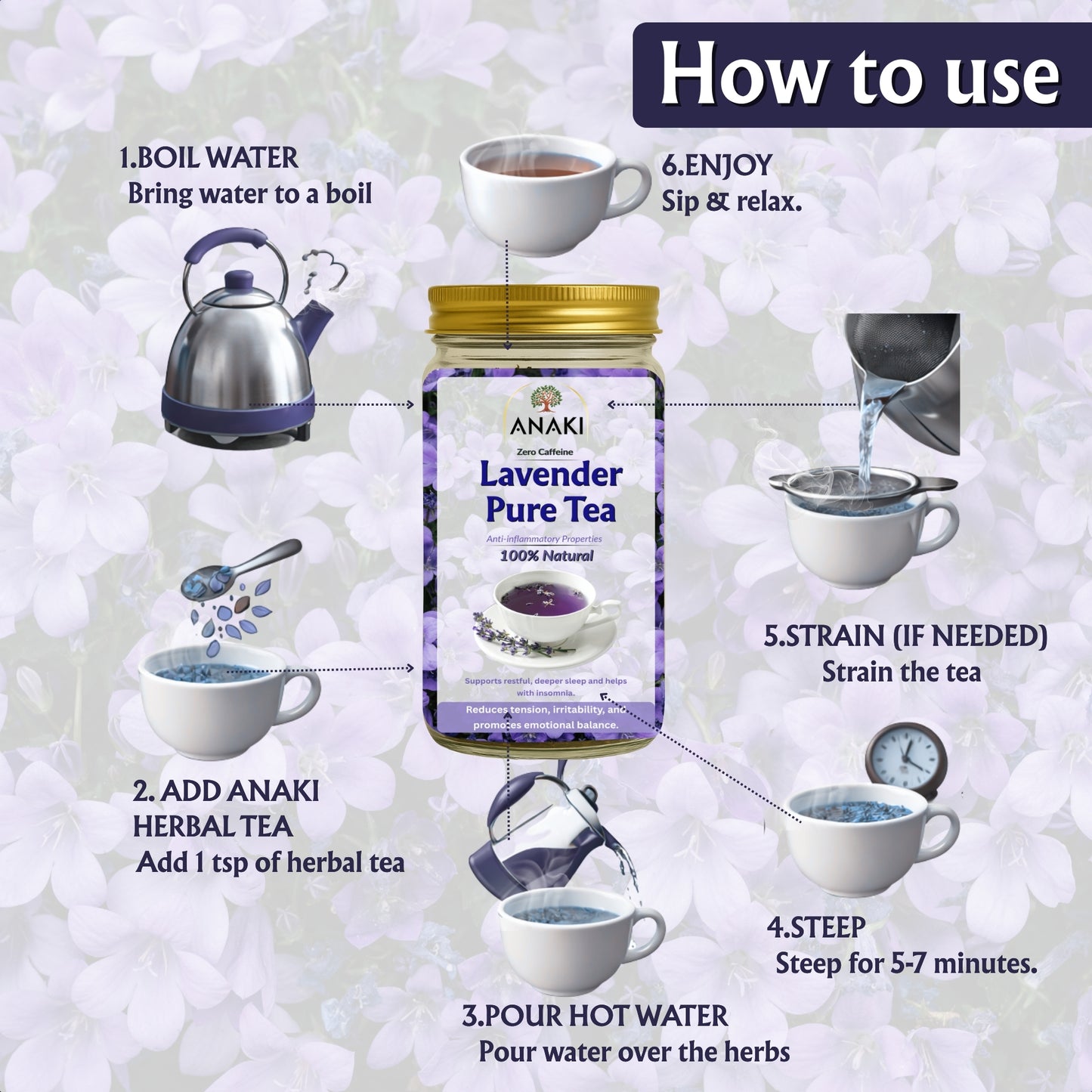 Anaki Lavender Tea