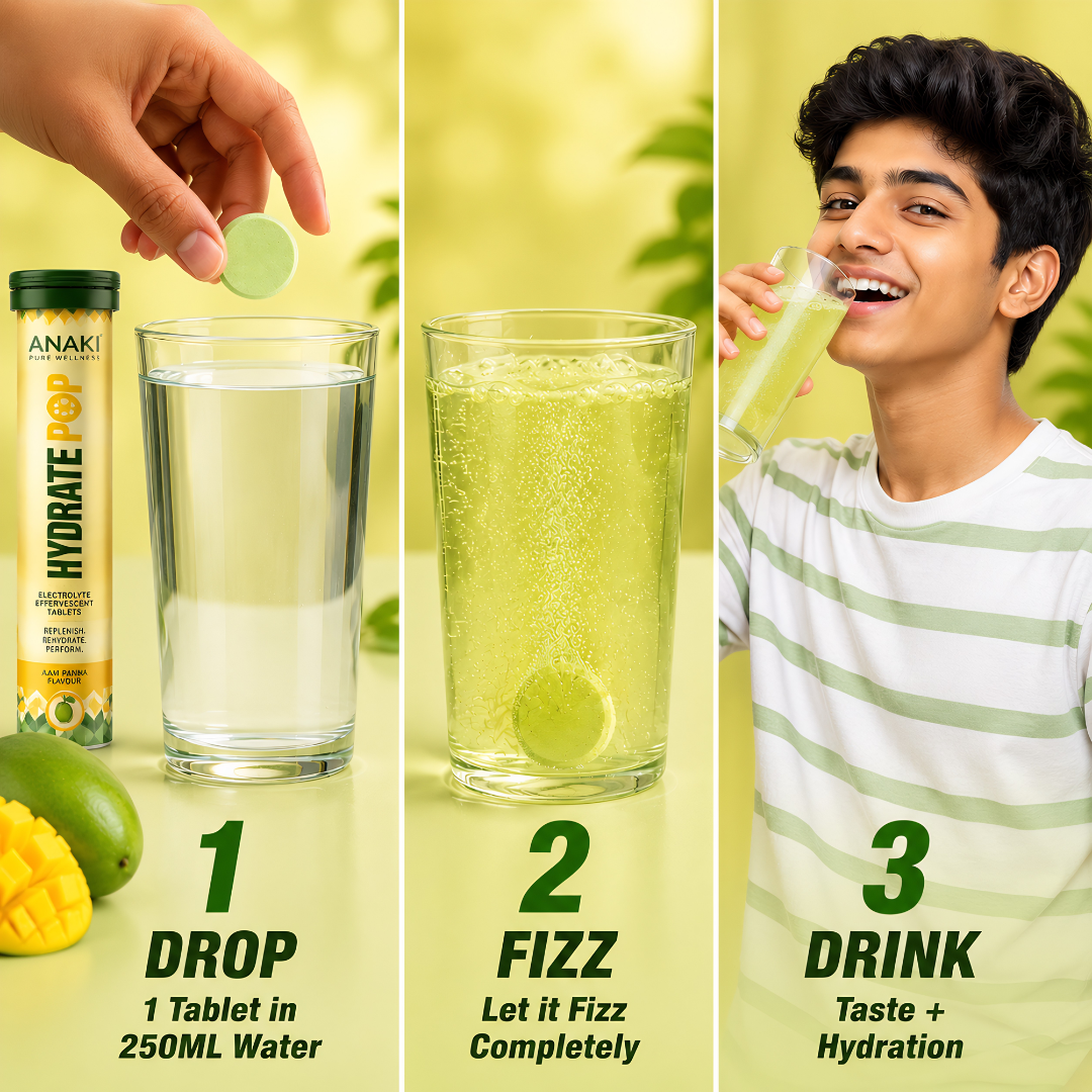 HydratePop Zero Sugar Instant Hydration Drink - Aam Panna