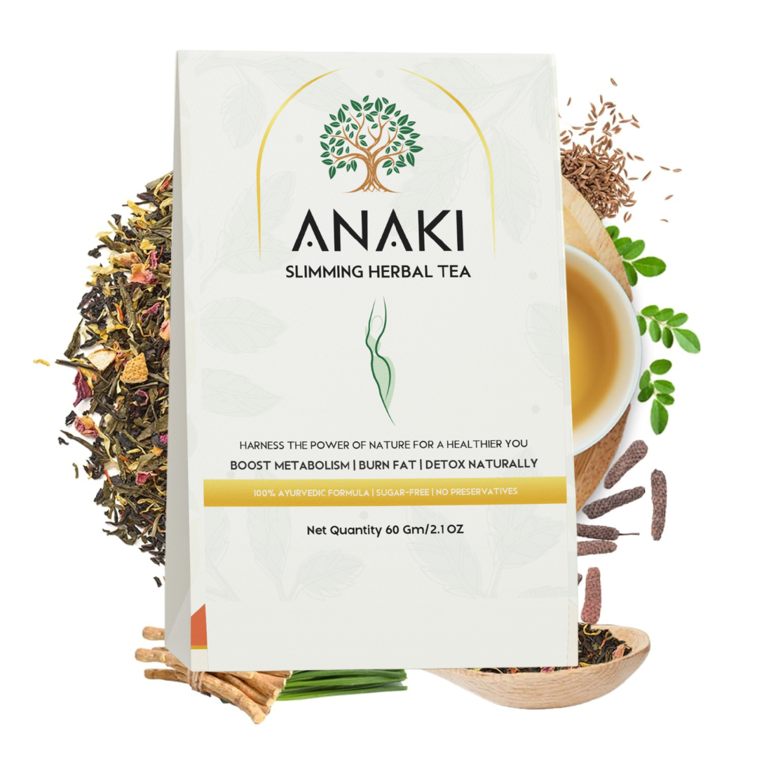 Anaki Weight Loss Tea- Belly Tea -Plant Based | Helps With Belly Fat & Bloating - Manage Weight - Slim Belly | Caffeine Free - Herbal Tea - Sugar Free |For Men And Women