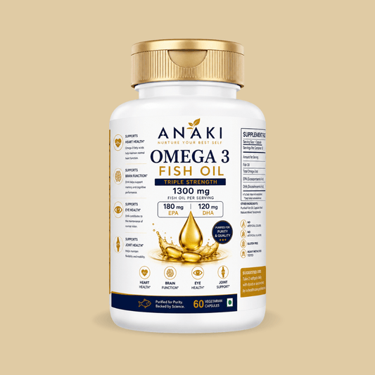 ANAKI™ Omega 3 Fish Oil Capsules - 60 Capsules