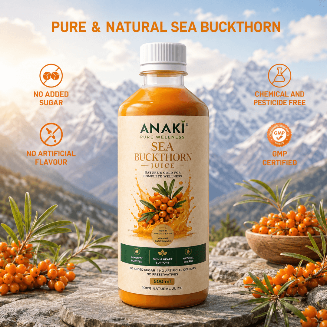 ANAKI Sea Buckthorn Berry Juice for Total Body Care & Wellness