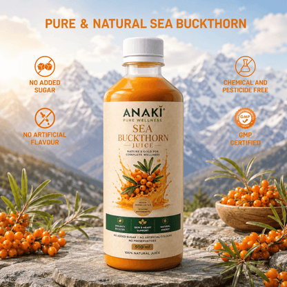 ANAKI Sea Buckthorn Berry Juice for Total Body Care & Wellness