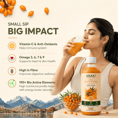 ANAKI Sea Buckthorn Berry Juice for Total Body Care & Wellness