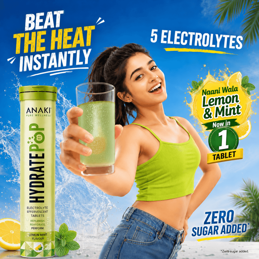 HydratePop Zero Sugar Instant Hydration Drink - Lemon Mint