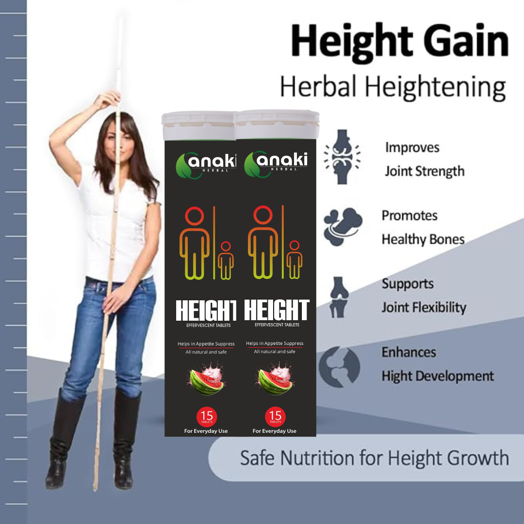 Height Grow Effervescent | Height Gain Formula-100% Height gain