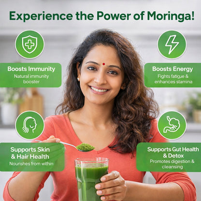 Anaki Moringa Powder Superfood | From Pure Drumstick Leaves | Gives Natural Energy & Nutrients