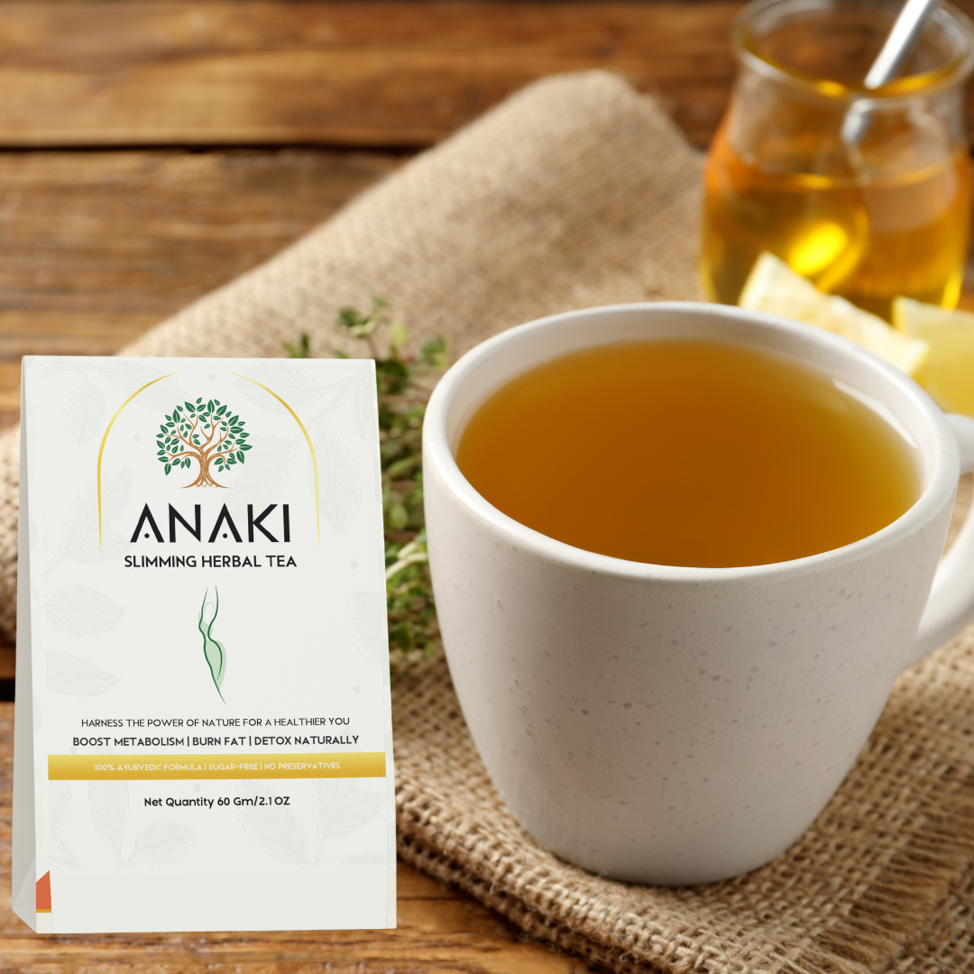 Anaki Weight Loss Tea- Belly Tea -Plant Based | Helps With Belly Fat & Bloating - Manage Weight - Slim Belly | Caffeine Free - Herbal Tea - Sugar Free |For Men And Women