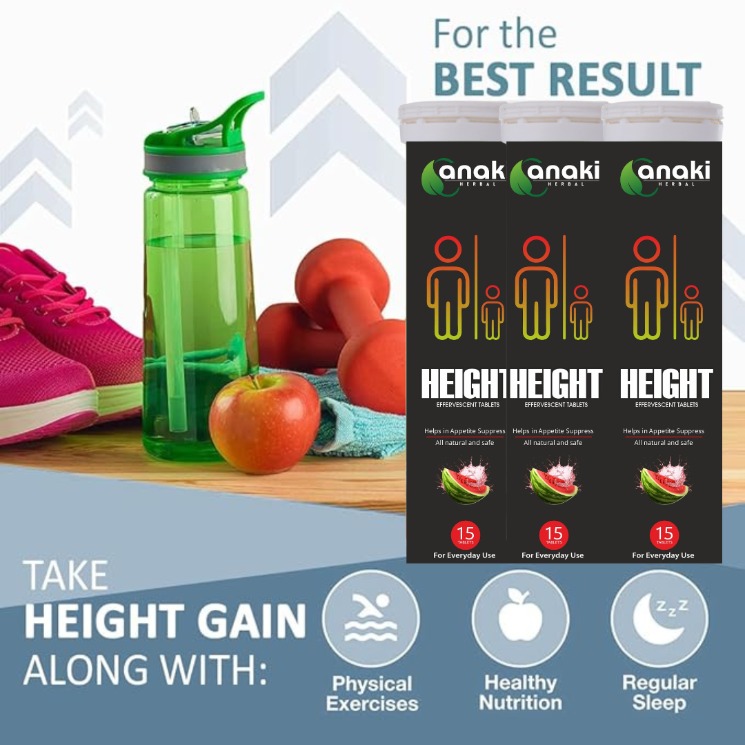 Height Grow Effervescent | Height Gain Formula-100% Height gain