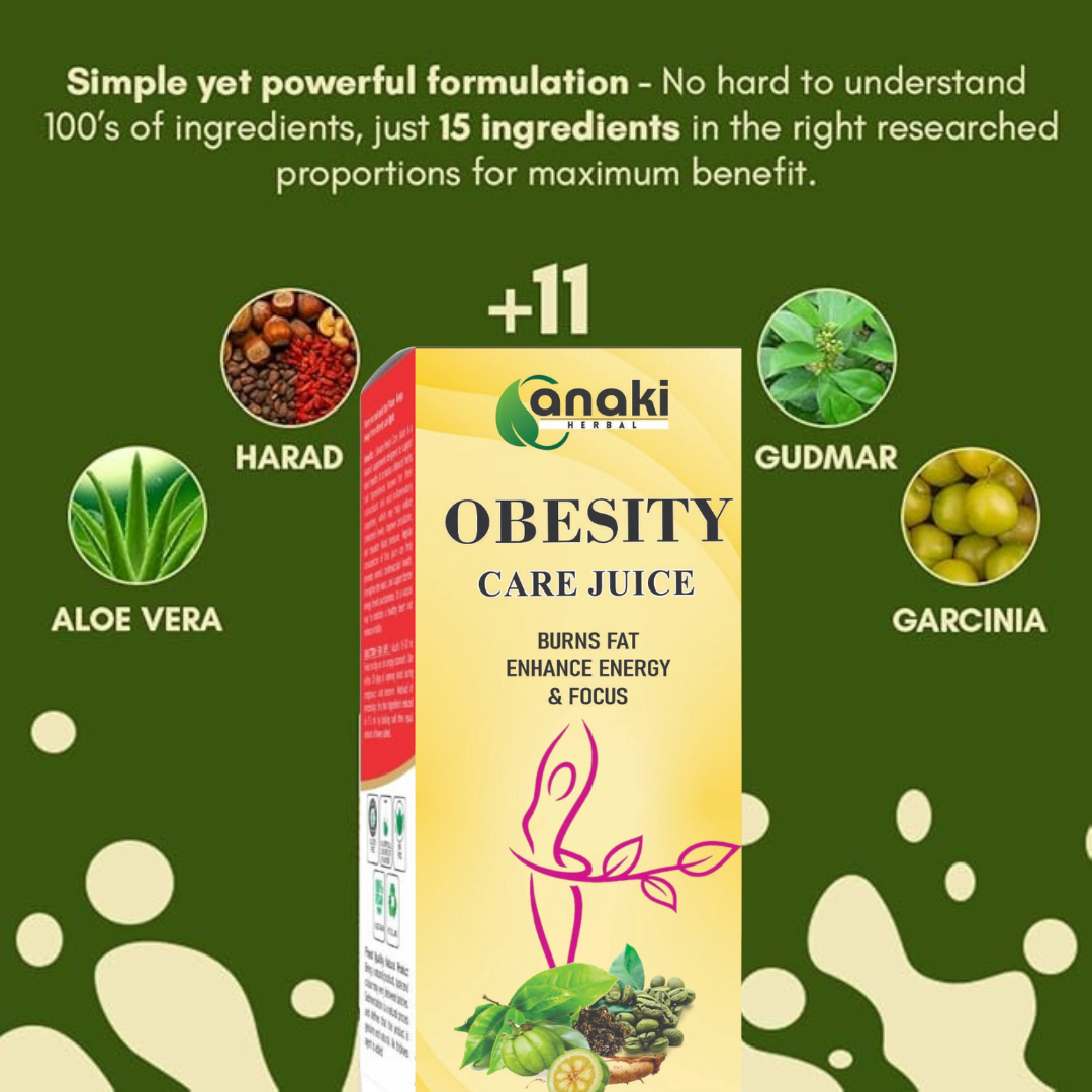 Anaki Weight Loss Obesity Care Juice - | 100% Natural & Ayurvedic | No Artificial Colours, Sugars & Flavours | Healthy Weight Management |Helps Boost Metabolism