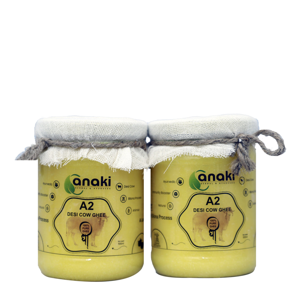 Anaki A2 Cow Ghee 100% Natural - 500 ML