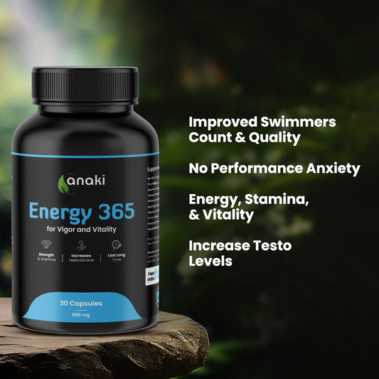 Anaki Energy 365 -  Natural Testo Booster and Performance Support