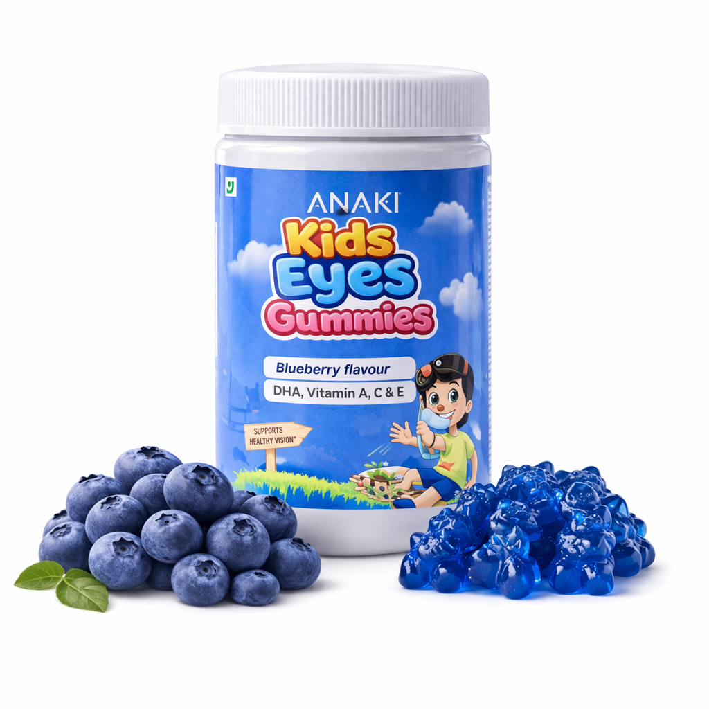 Anaki Kids Eyes Gummies for Vision Support | Lutein, Vitamin A & Zinc | Eye Health Supplement for Kids | Tasty Chewable Gummies | 30 Count-2+