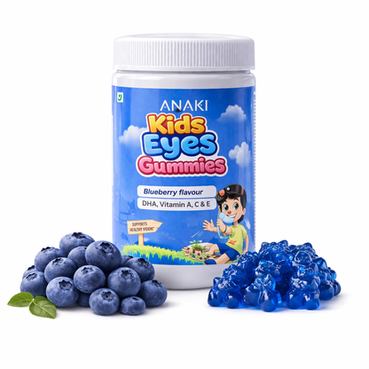 Anaki Kids Eyes Gummies for Vision Support | Lutein, Vitamin A & Zinc | Eye Health Supplement for Kids | Tasty Chewable Gummies | 30 Count-2+