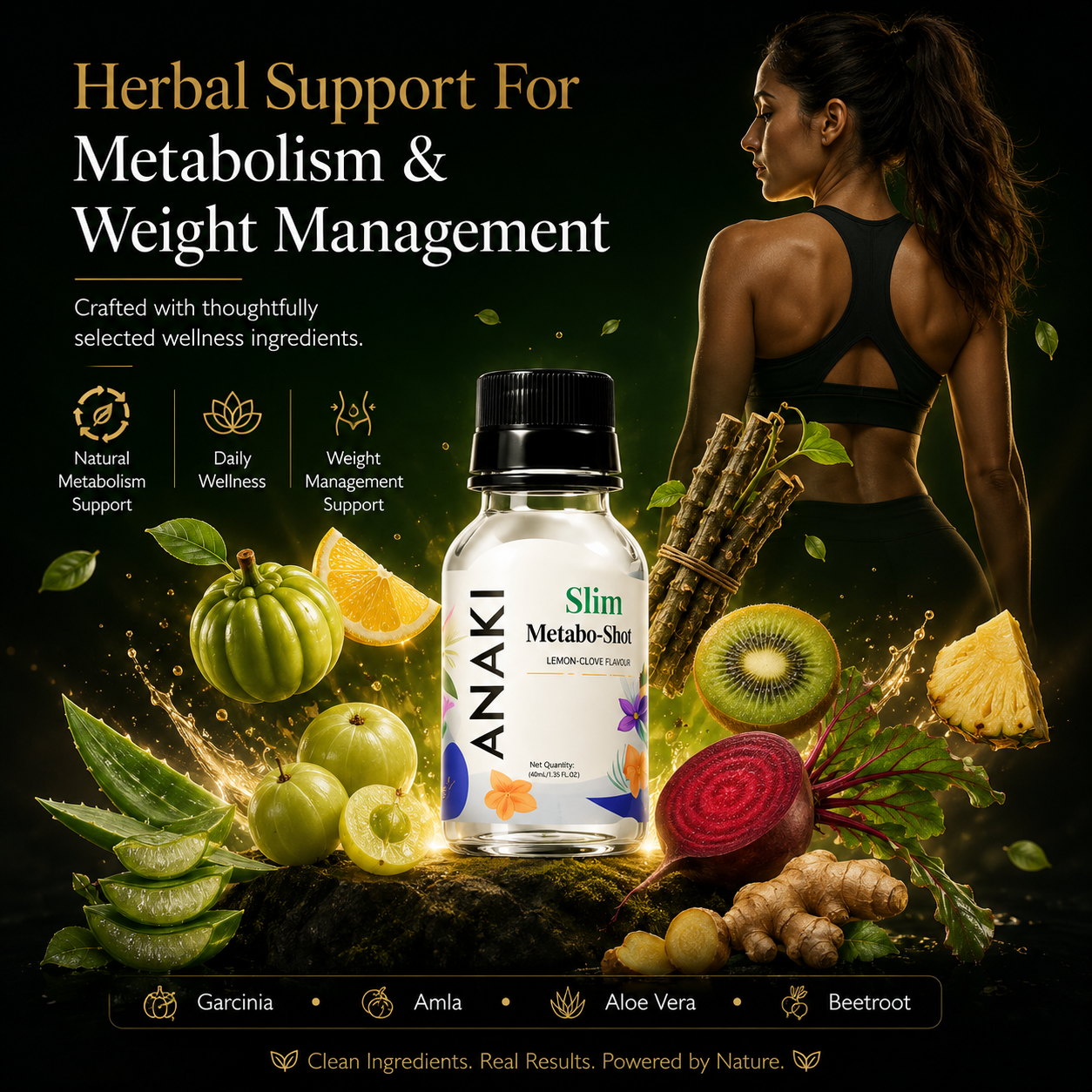 Anaki Slim Metabo-Shot – Herbal Weight Loss & Metabolism Booster Shot