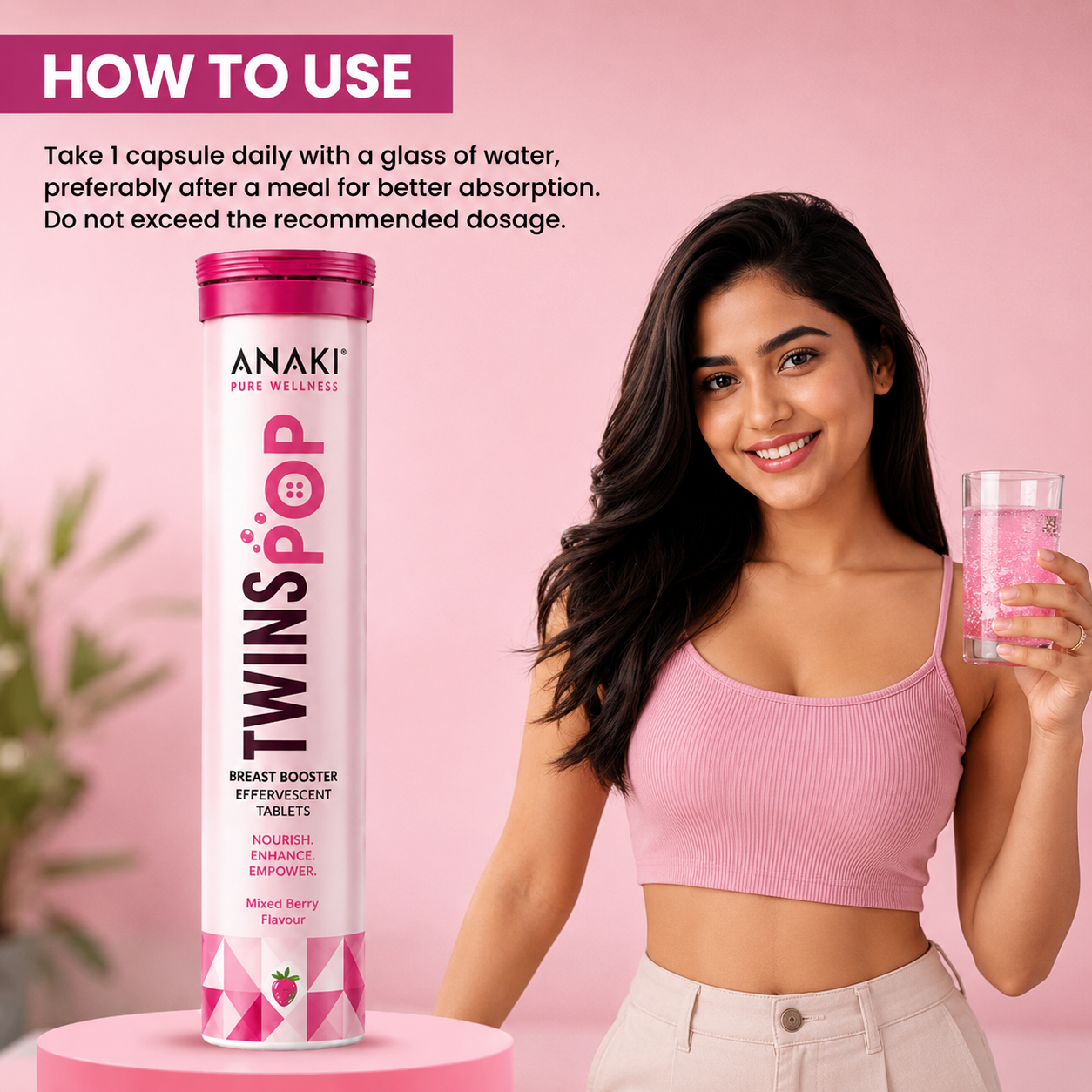 Anaki Twins POP Breast Booster Effervescent Tablets