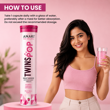 Anaki Twins POP Breast Booster Effervescent Tablets