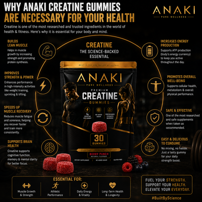 Anaki Creatine Gugar-Free Gummies