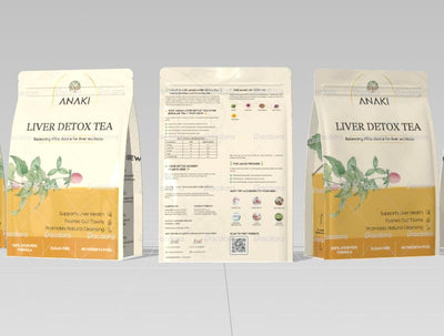Anaki Liver Cleanse Tea | Liver Detox | Helps with Fatty Liver Detox | Herbal Tea | Loaded with Harad, Milk Thistle & Ayurvedic Indian Herbs