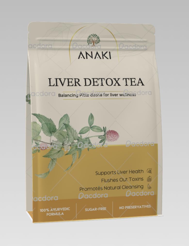 Anaki Liver Cleanse Tea | Liver Detox | Helps with Fatty Liver Detox | Herbal Tea | Loaded with Harad, Milk Thistle & Ayurvedic Indian Herbs