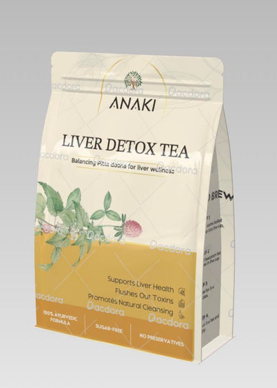Anaki Liver Cleanse Tea | Liver Detox | Helps with Fatty Liver Detox | Herbal Tea | Loaded with Harad, Milk Thistle & Ayurvedic Indian Herbs