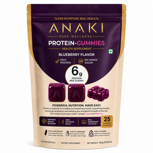 Anaki Protein Gummies - Sugar Free, 6G Protein In Every Gummy, Daily Nutrition Boost