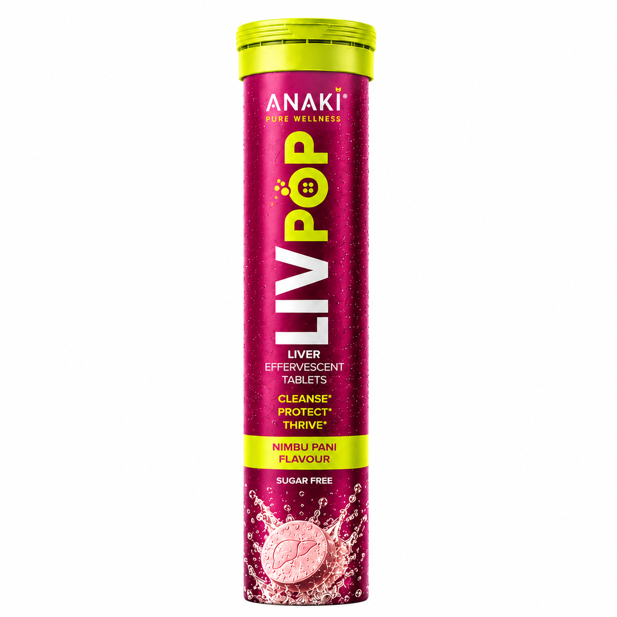 Liv-Pop Liver detox Effervescent Tablets