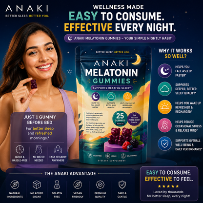 Melatonin Gummies for Sleep- Support Bettr Sleep Quality , Helps you wakeup Refresh and Recharge