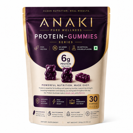 Anaki Protein Gummies - Sugar Free, 6GM Protein In Every Gummy, Daily Nutrition Boost