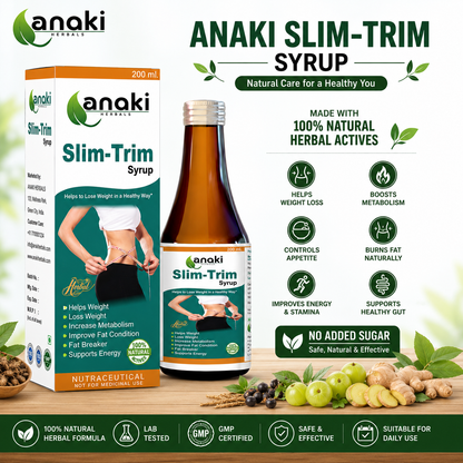 Anaki Weight Loss Ayurvedic Syrup - 200 ML